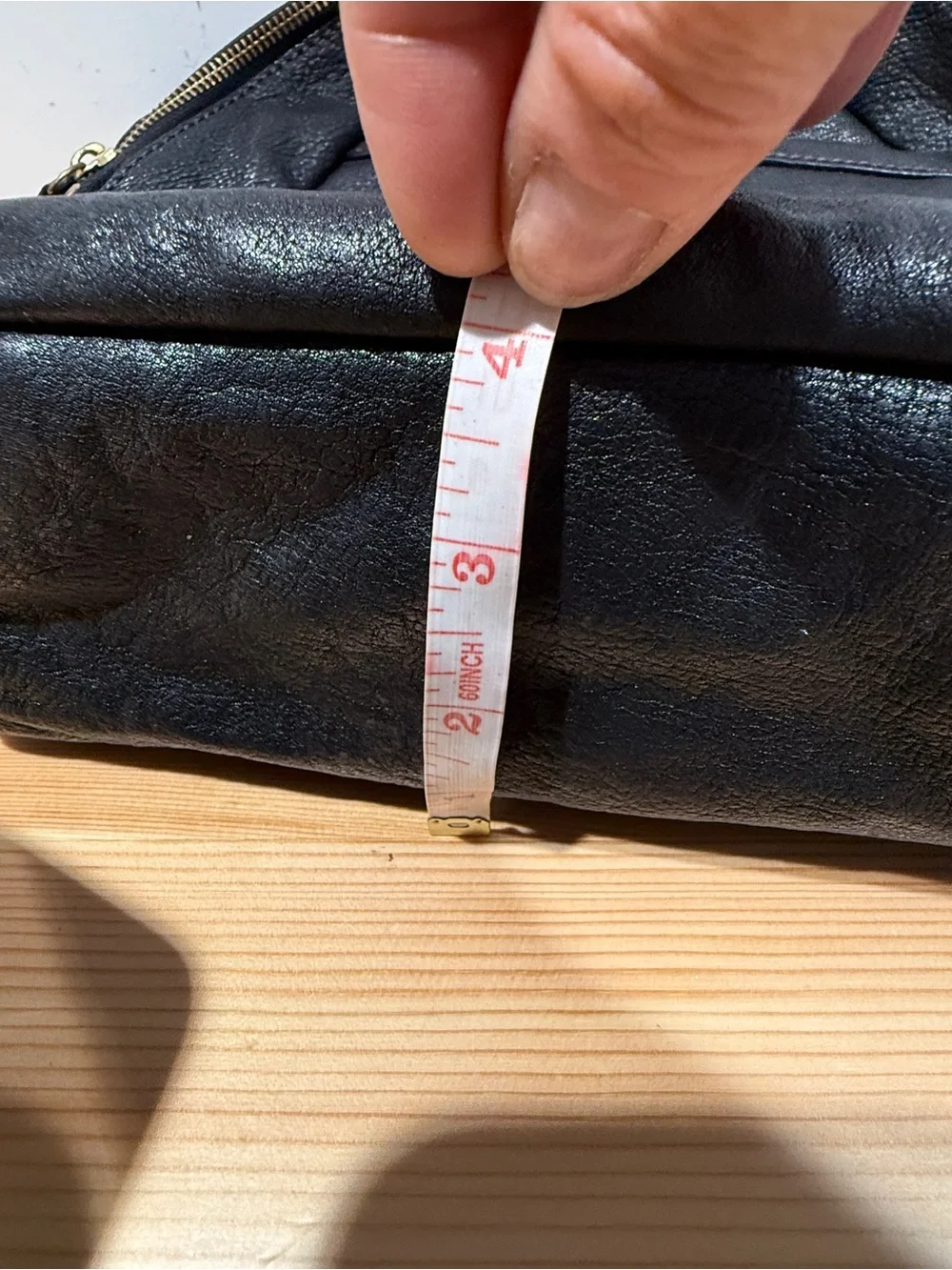 Frye Black Pebbled Leather Mini Backpack